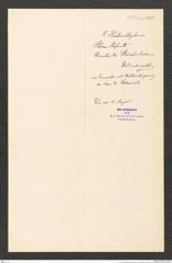k.k. naturhistorisches Hofmuseum, Intendanzakten 1885-1896 (Hauer), Aktenzahl Z.533/1889, Seite 2